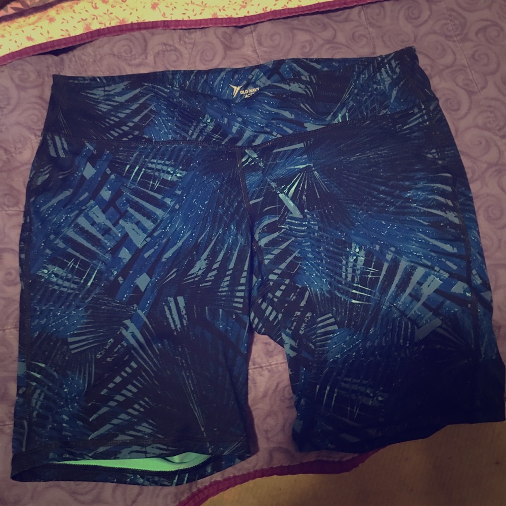 Long spandex shorts